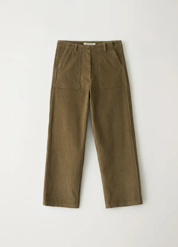 3RD / Double folded corduroy pants (Camel)