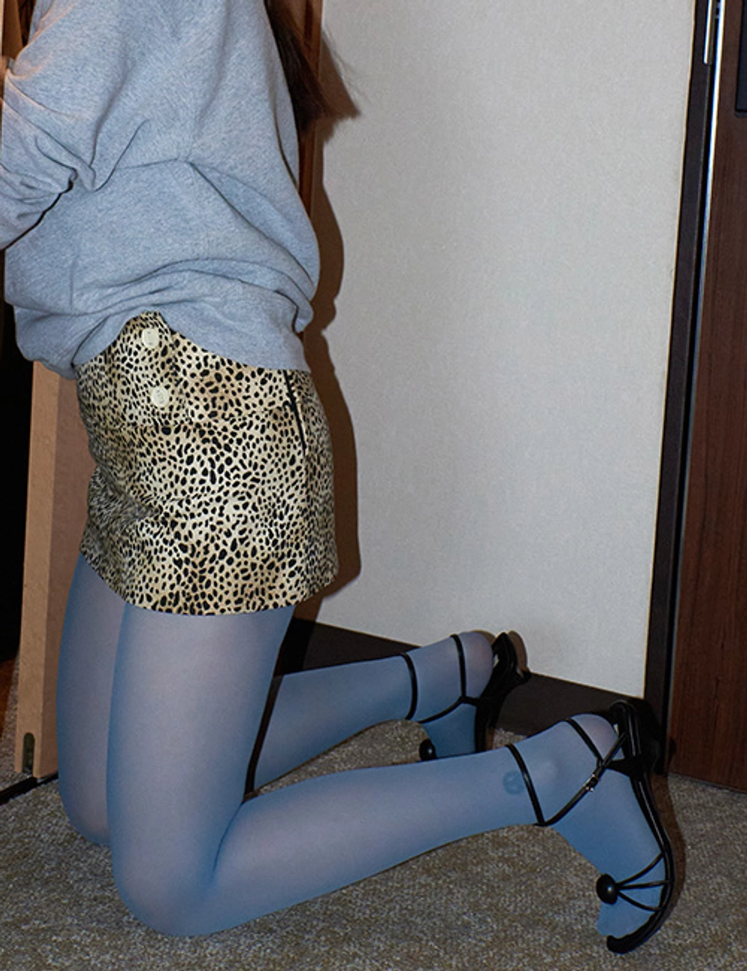 프레클 leopard mini skirt 상품 이미지 2