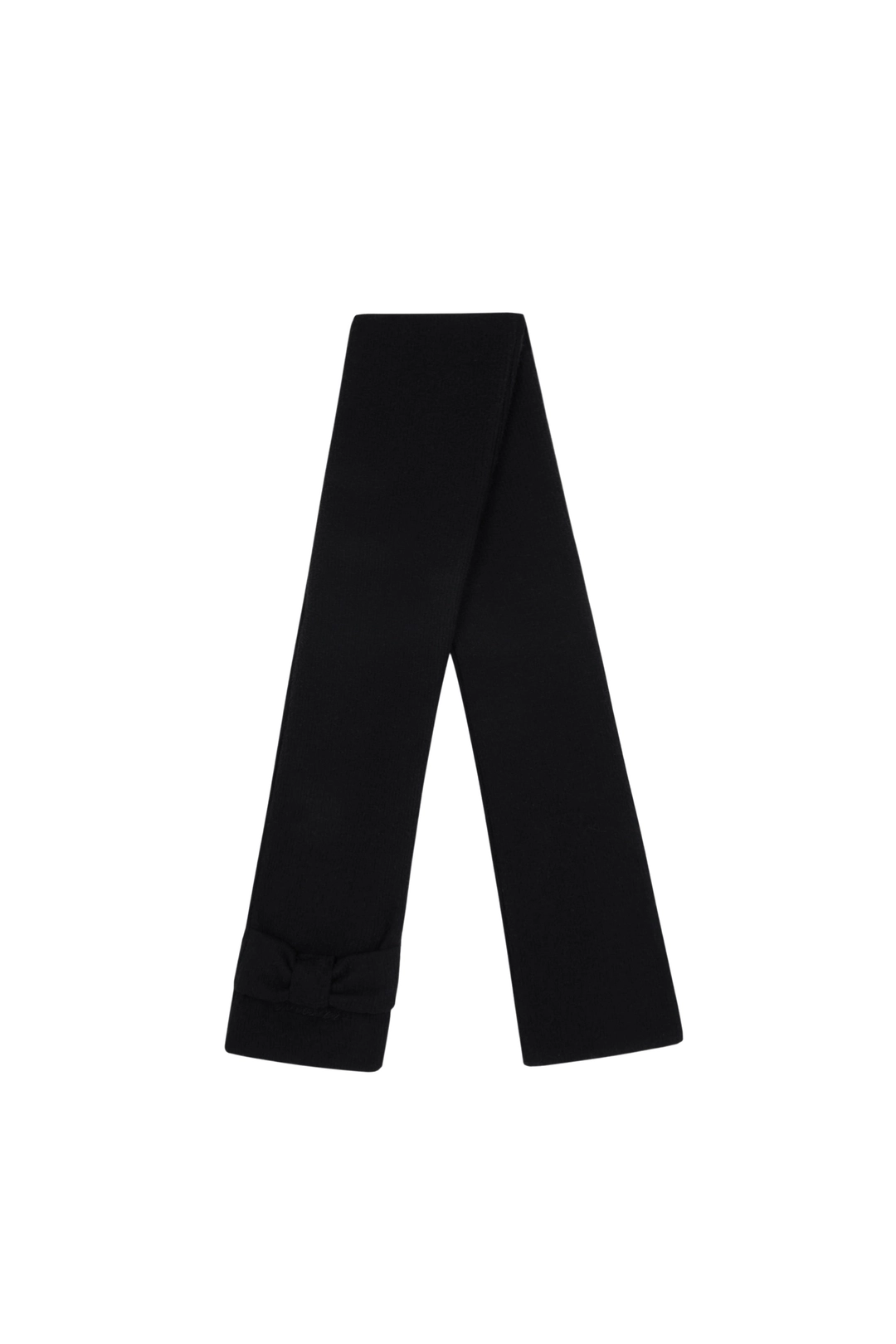 클리시어 Baby ribbon muffler, Black 상품 이미지 1