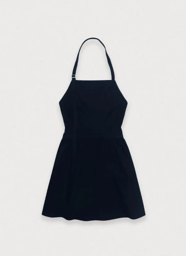 Summer halter dress - deep navy