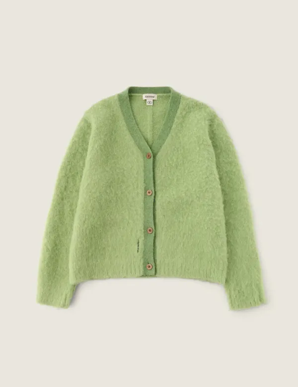 Paul hairy Cardigan (Light Green)