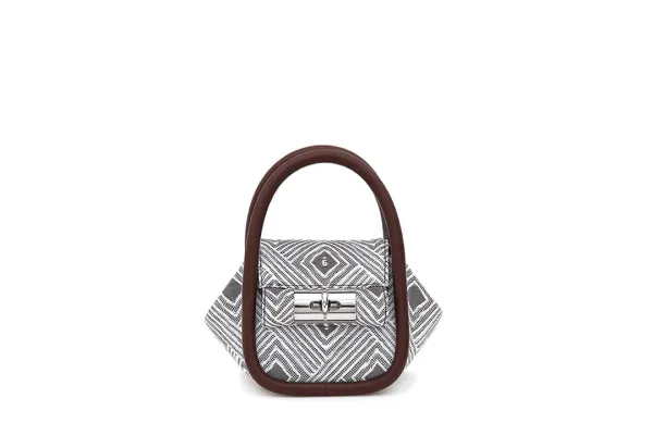 Mini Love Bag - Mocha (Jacquard)