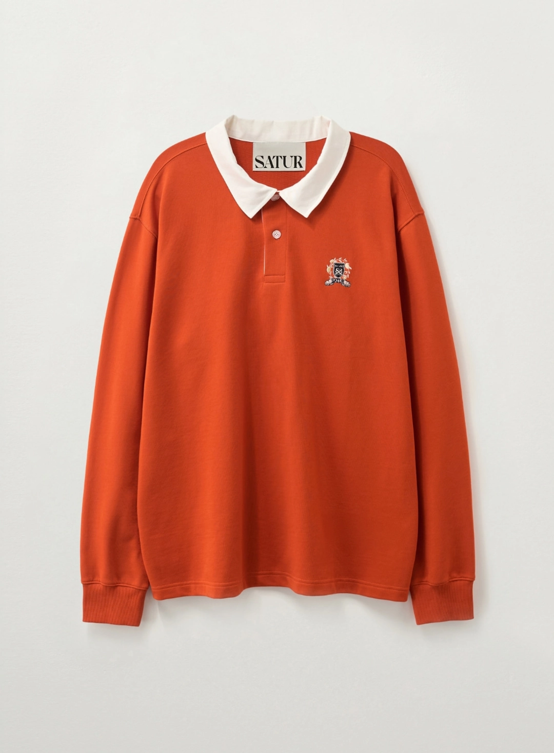 세터 Crest Logo Rugby Long Sleeve - Red 상품 이미지 1