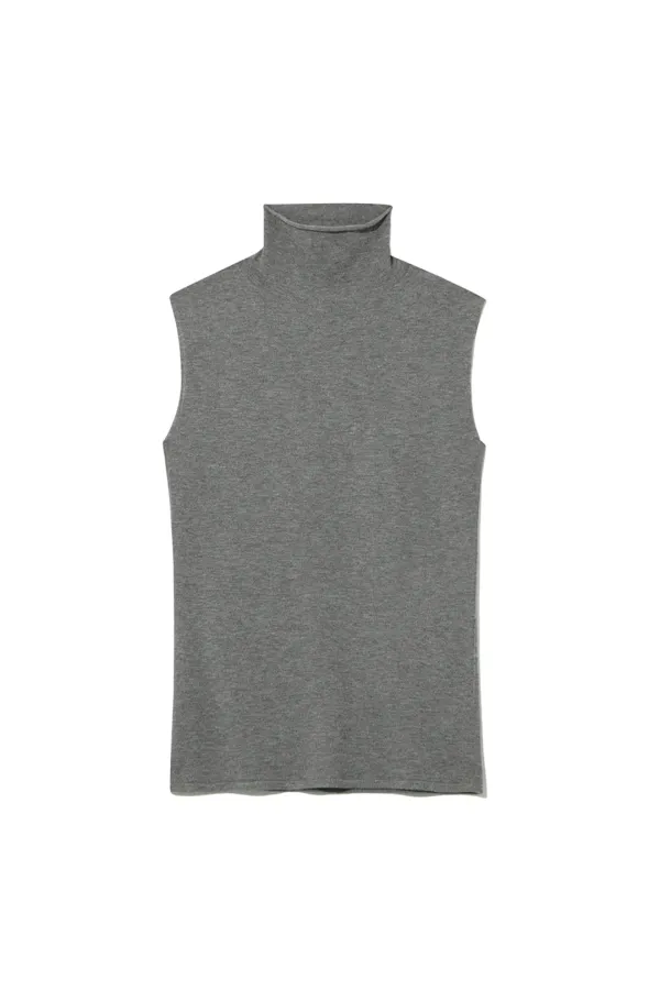 [예약배송 6/15] LISSE SLEEVELESS TOP [GREY]