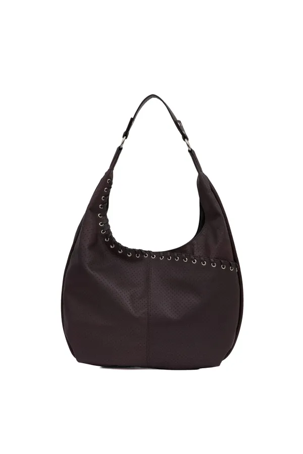 [3차 재입고] 미디움 슬래쉬 호보 백 medium slash hobo bag (punching brown)