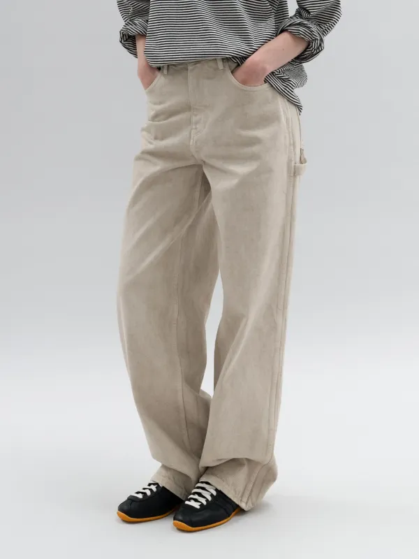 Carpenter dyeing jean_beige
