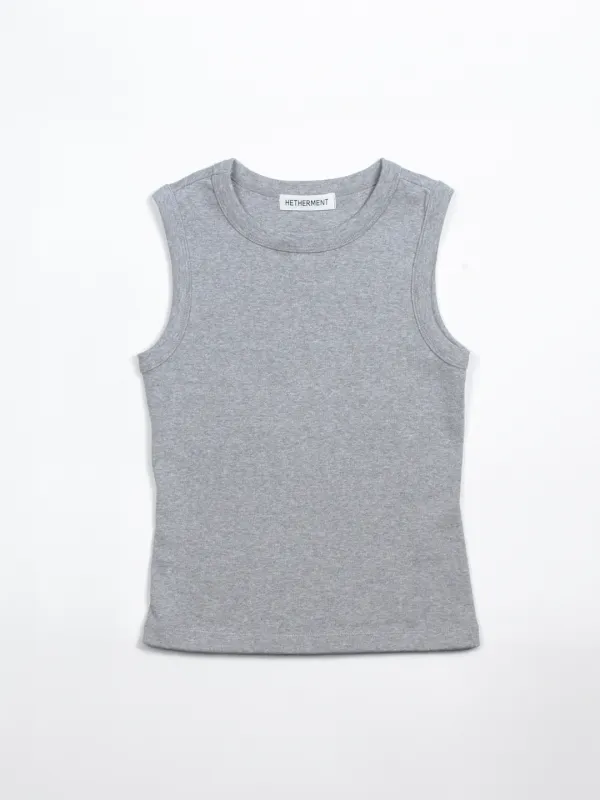 jen cotton sleeveless (melange)