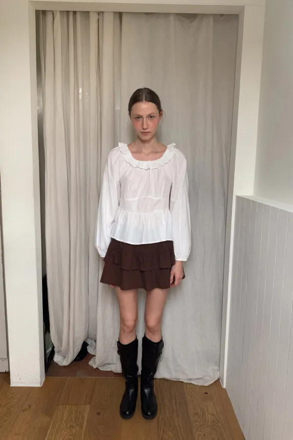 (시즌오프) Maree Blouse / White