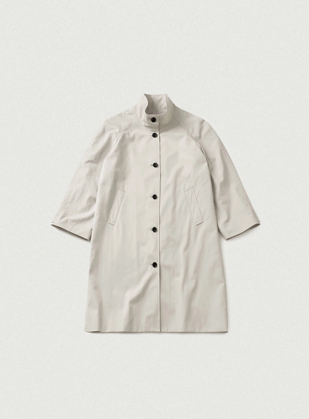 더바넷 Bardo Balmacaan Trench Coat_Cream 상품 이미지 1