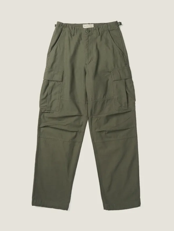 EASE WASHED CARGO PANTS [ Washed Khaki ] 1st Reorder