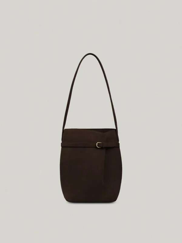 Onde Bag Brown - Suede옹드백 - 스웨이드