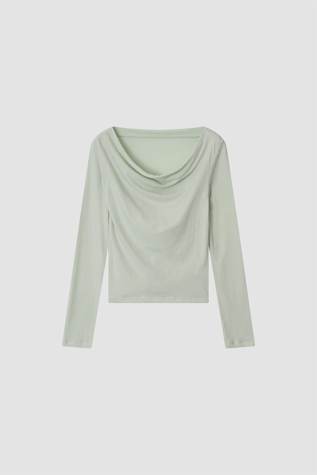 더릴 [7h 예약배송/8월 28일] Flow Cotton Drape T_Mint - 더릴 상품 이미지 1