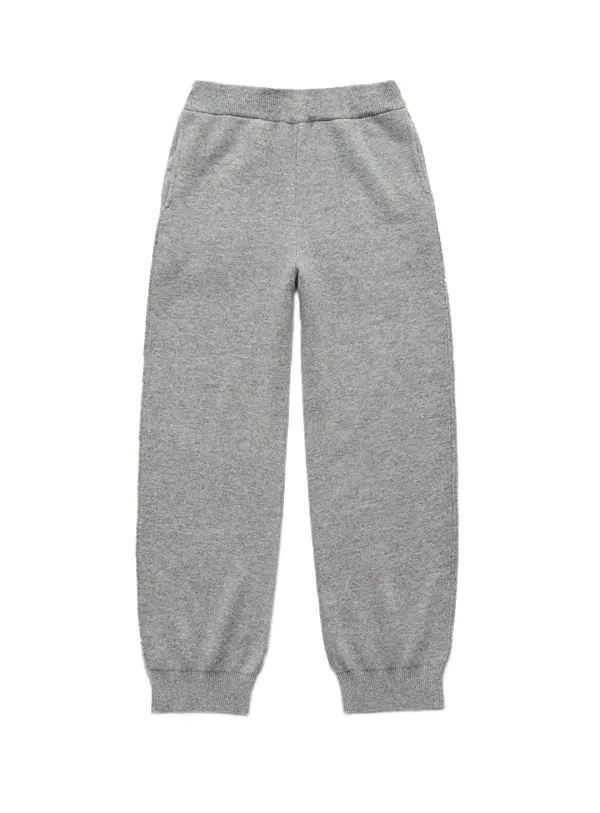 WOOL SWEATPANTS / GRAY 