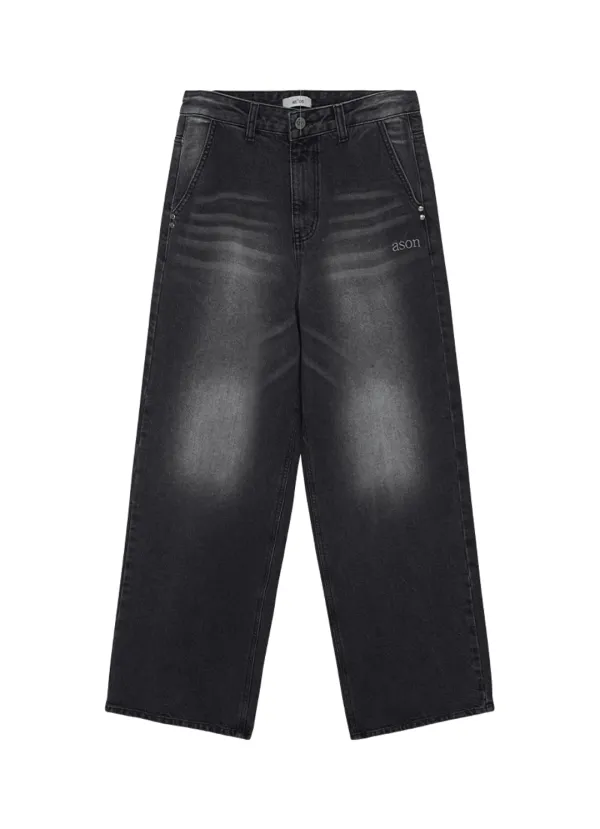 DUSK DENIM PANTS / BLACK