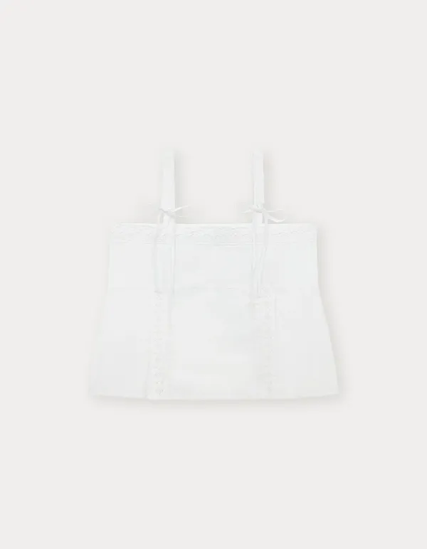 Niah Sleeveless Blouse - Ivory