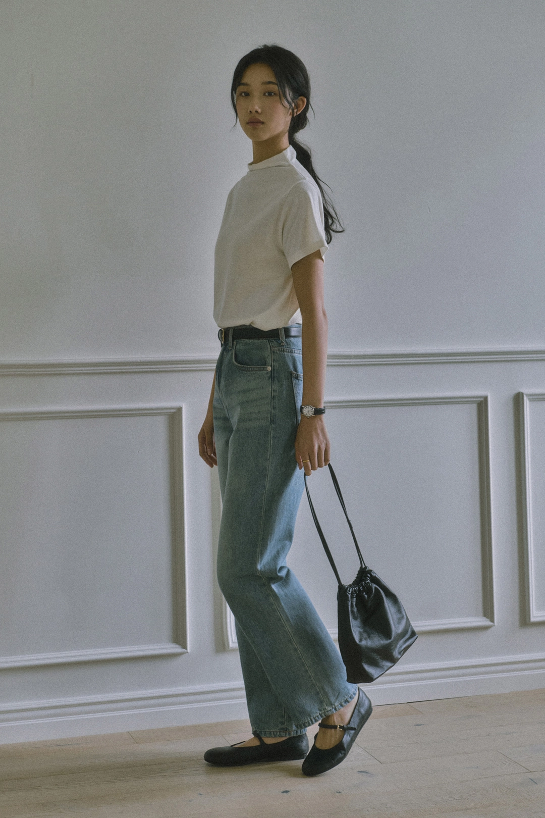 세이지먼트 CORA WASHED DENIM PANTS_DENIM 상품 이미지 2