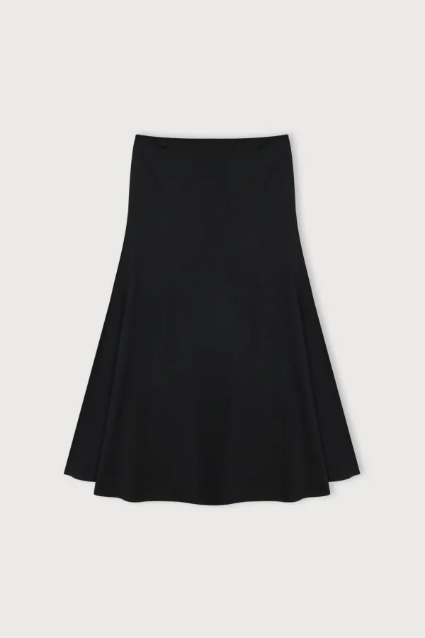 FLARE BANDED SKIRT