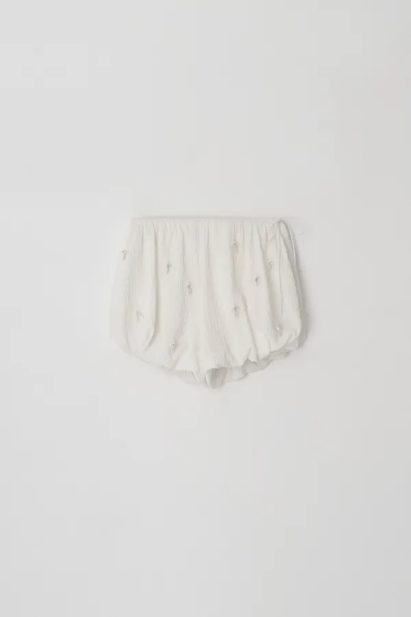 Balloon Embellished Pants (white)