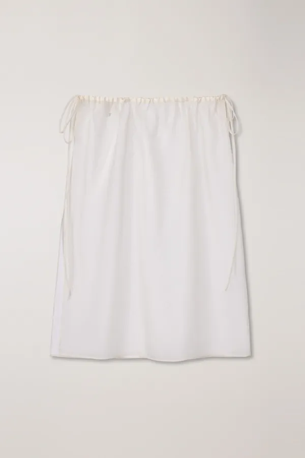 SEE-THROUGH LAYERING SKIRT IVORY_UDSK6A208IV