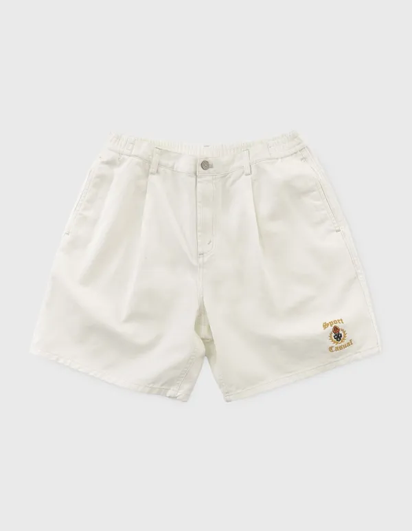 S&C CREST TWILL SURFER SHORTS / Off White