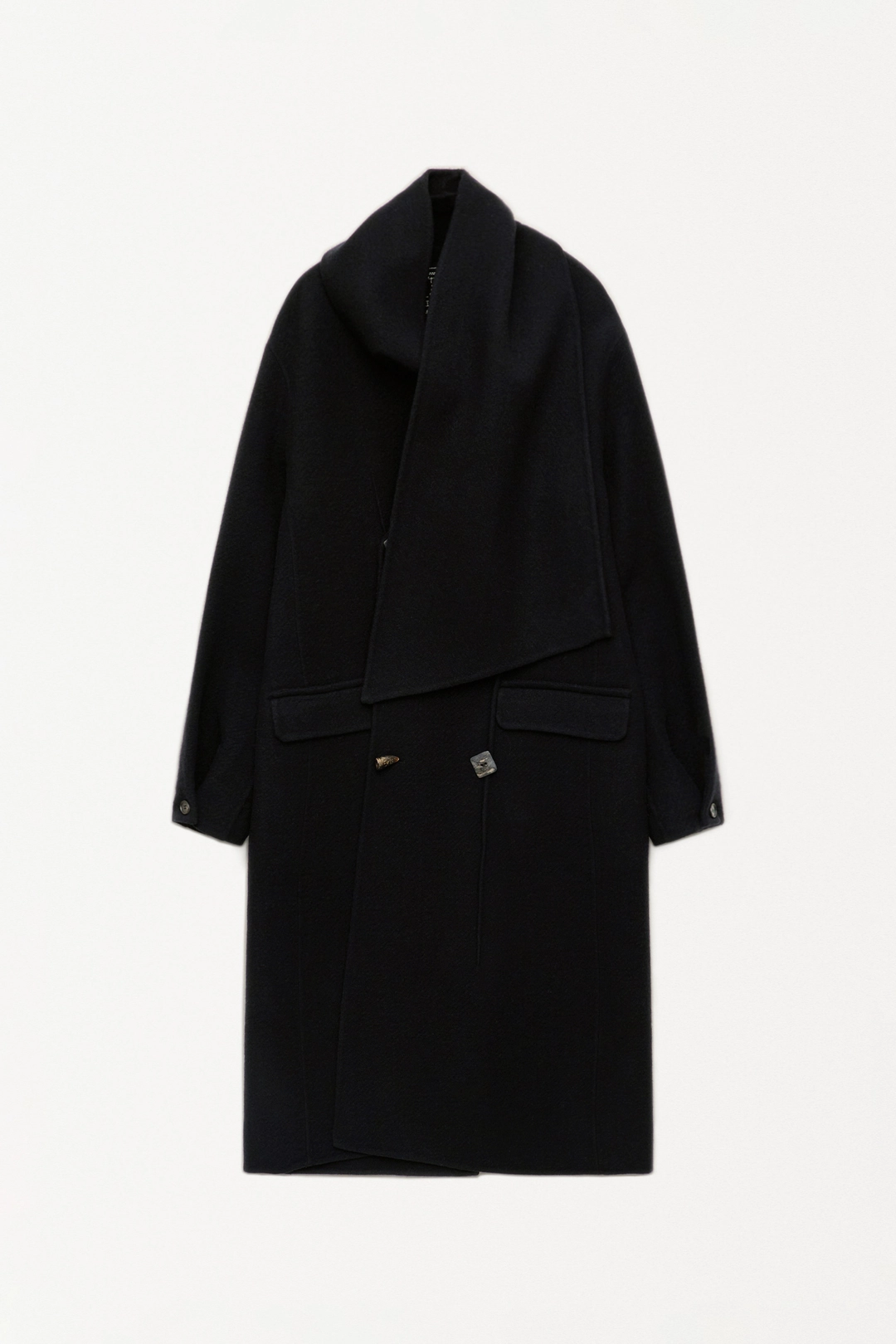 더일마 Lavita Handmade Scarf Coat (Solid) 상품 이미지 1