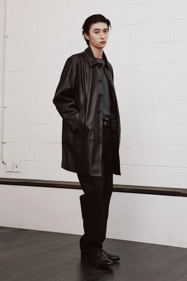 Leather Car Coat