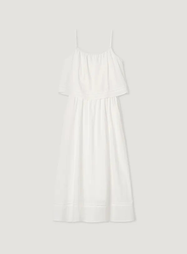 BRIDGE COTTON ONE PIECE_PURE IVORY