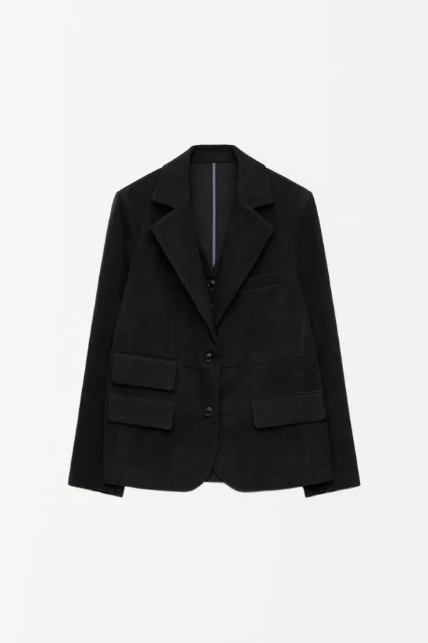 Maverick Corduroy Jacket charcoal