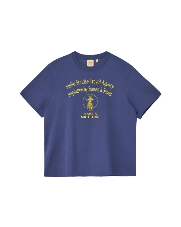 [6/1 순차배송] Hula Girl Tee_VTG Navy