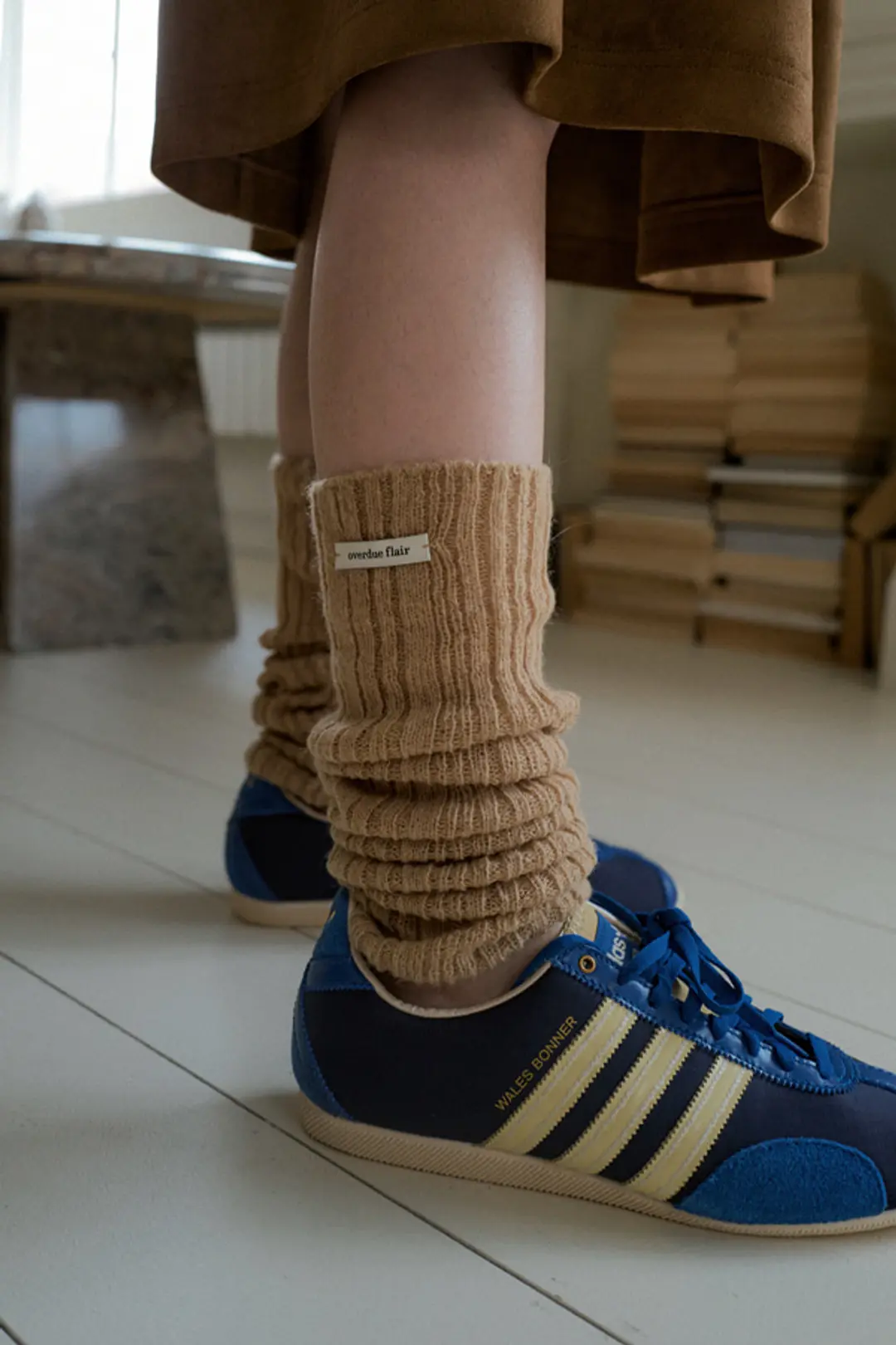 오버듀플레어 MOHAIR LEG AND ARM WARMERS_CAMEL 상품 이미지 2