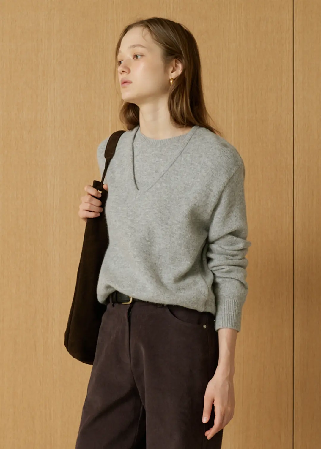 더라이 [3차] Layered Knit(Grey) 상품 이미지 2