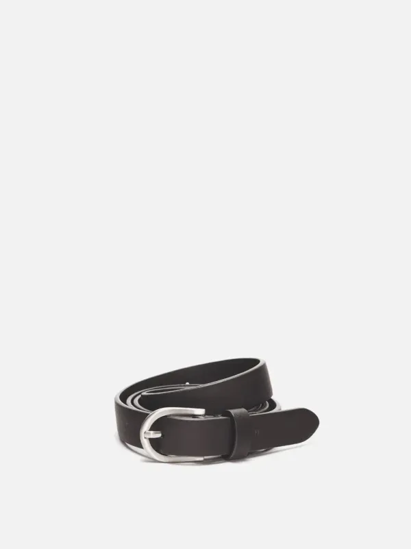 Small Around belt Umber with Silver buckle