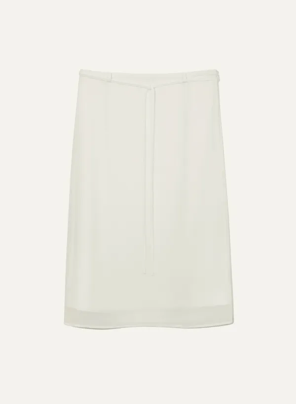 Lucius Midi Skirt Bone