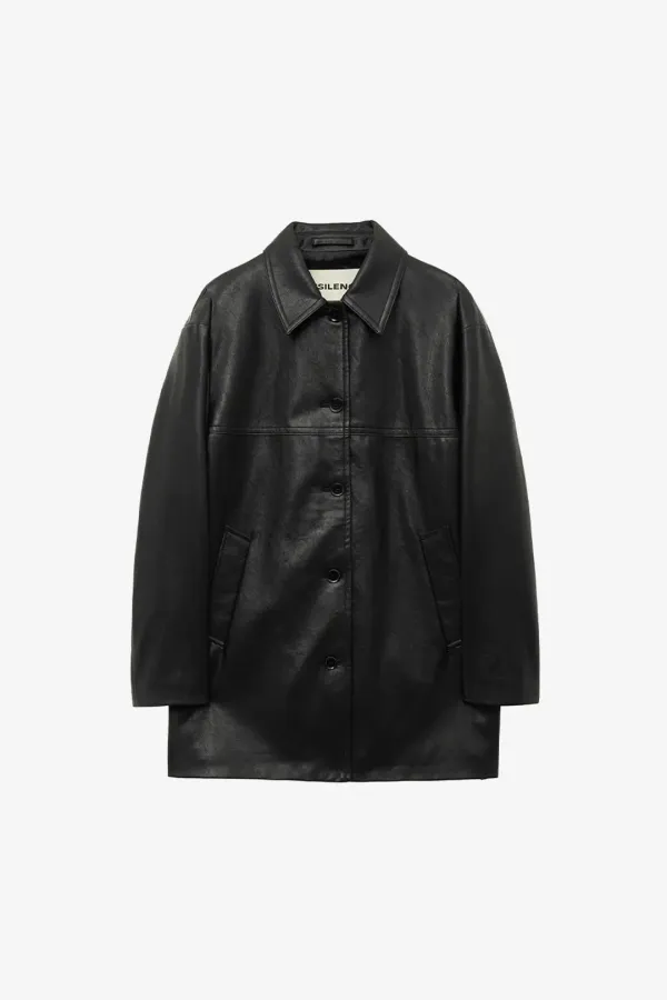 포우 레더 카코트 BLACK