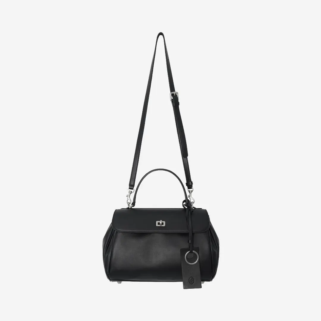 시야쥬 SIAC3061 Leather Michelle Bag S_Black 상품 이미지 3