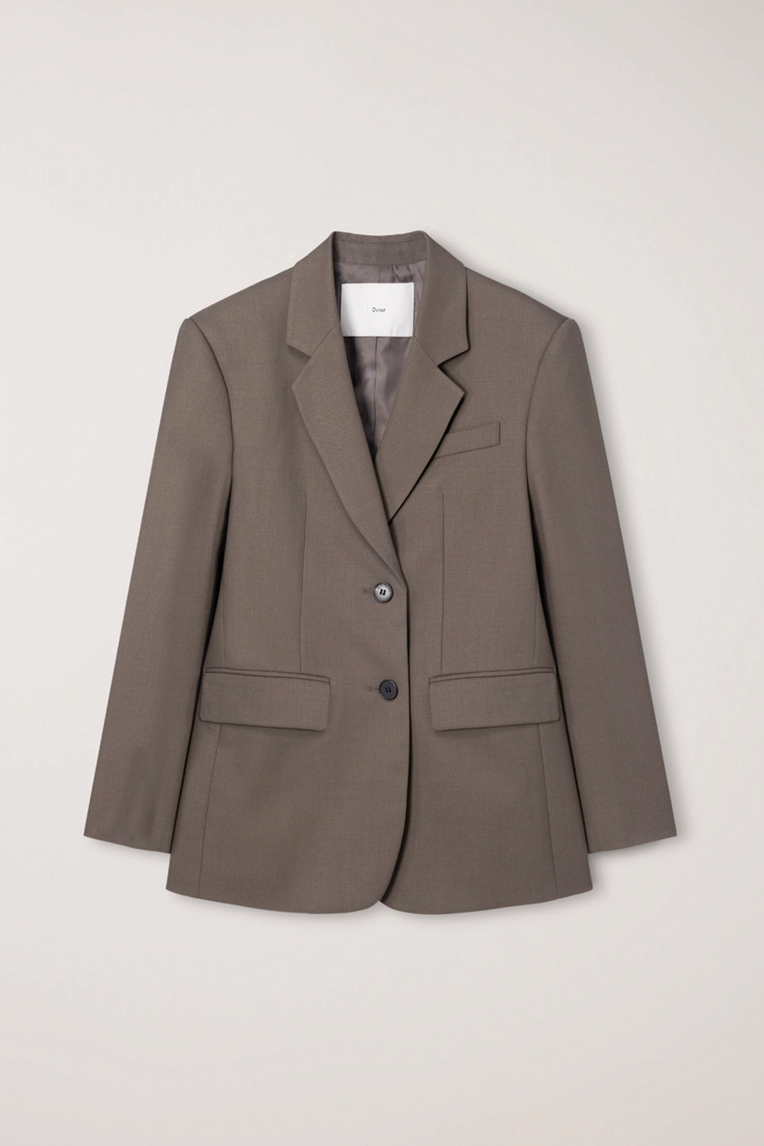 던스트 ESSENTIAL 2 BUTTON WOOL BLAZER MOCHA BROWN_UDJA6C202W2 상품 이미지 1