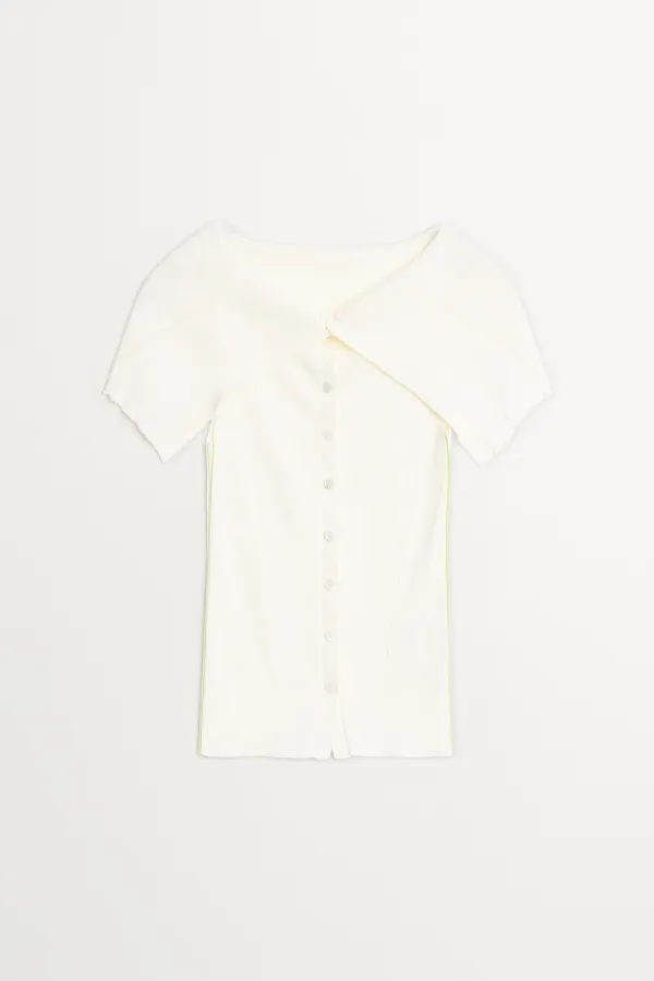 Dia Turtleneck Sleeveless Knit ivory