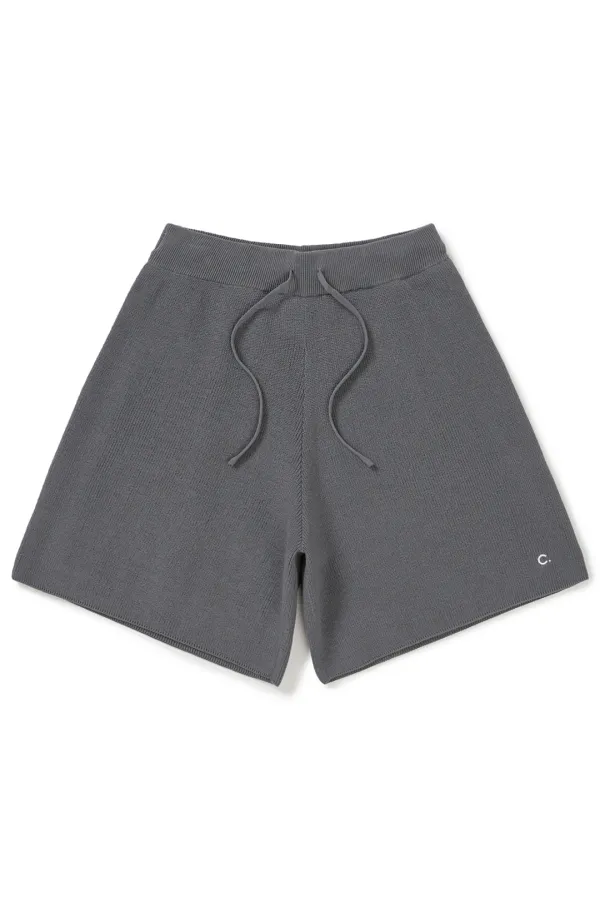[25SS clove] Knit Bermuda Shorts (Grey)