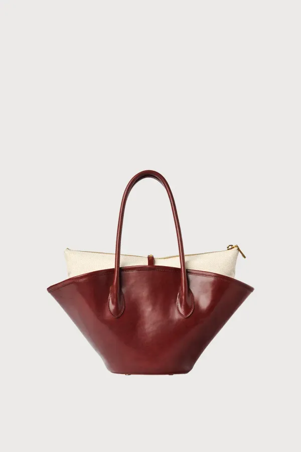 Part.7 Pouch bucket bag (burgundy)