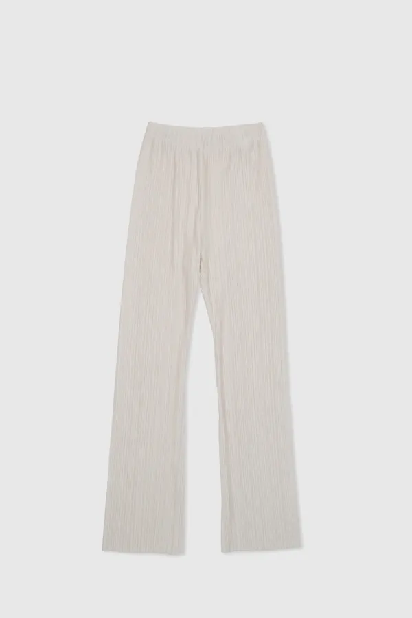 Easy Pleats Pants (Ivory)