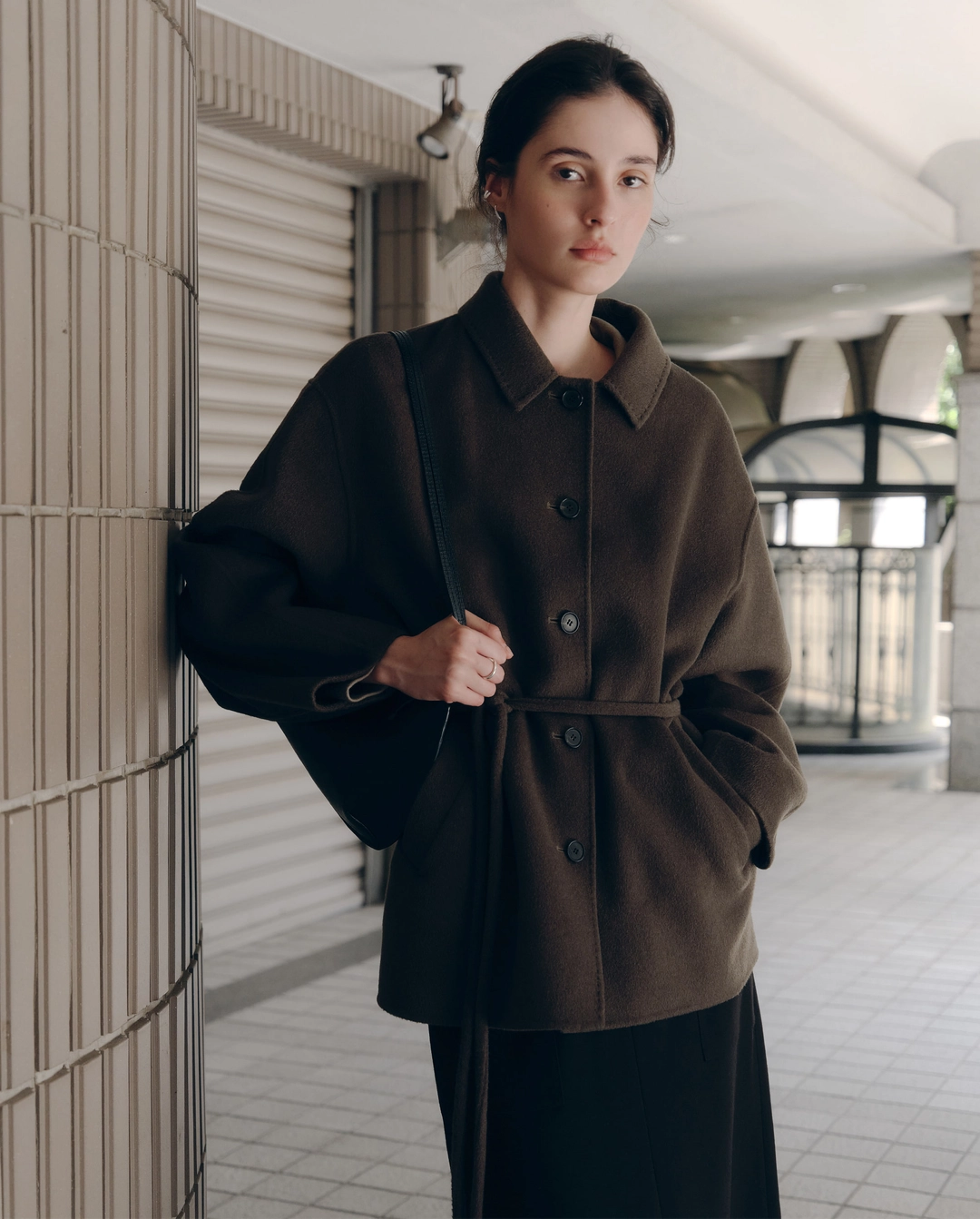 포유어아이즈온리 [29CM EXCLUSIVE] Moor Handmade Half Coat 상품 이미지 2