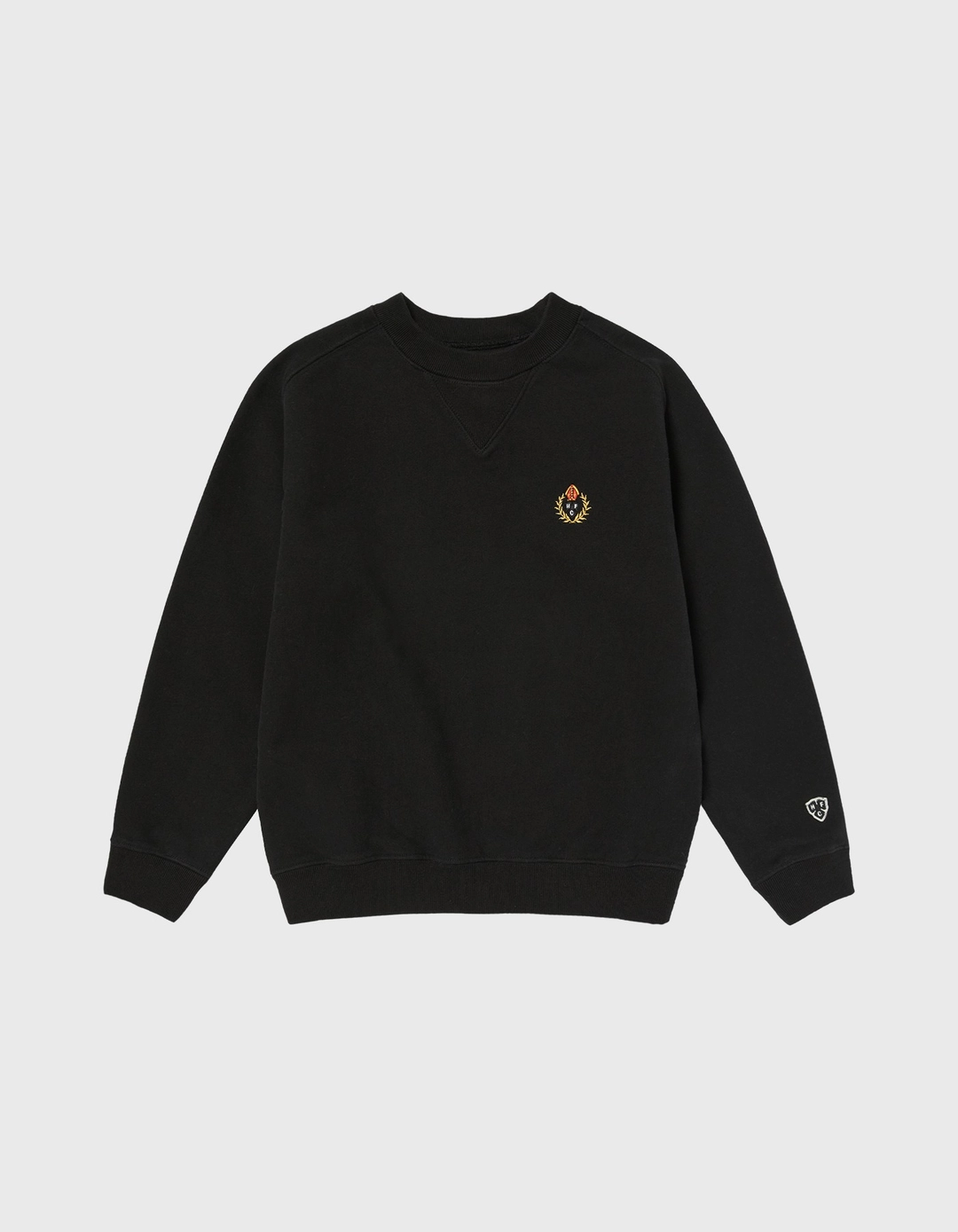 헤리티지플로스 CHILDREN WASHED 221 CREWNECK / Black 상품 이미지 1