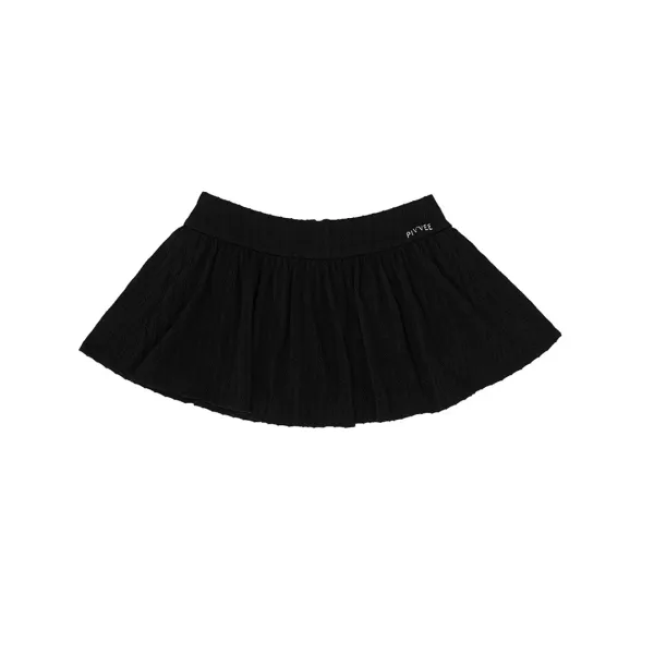 [2차] Knit Mini Skirt (ebony black)