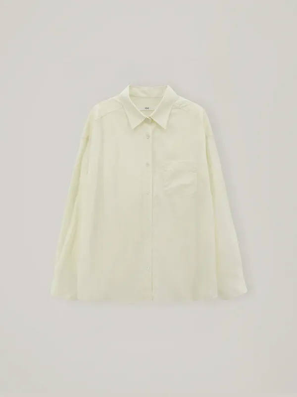 Dean sheer shirt - Light yellow