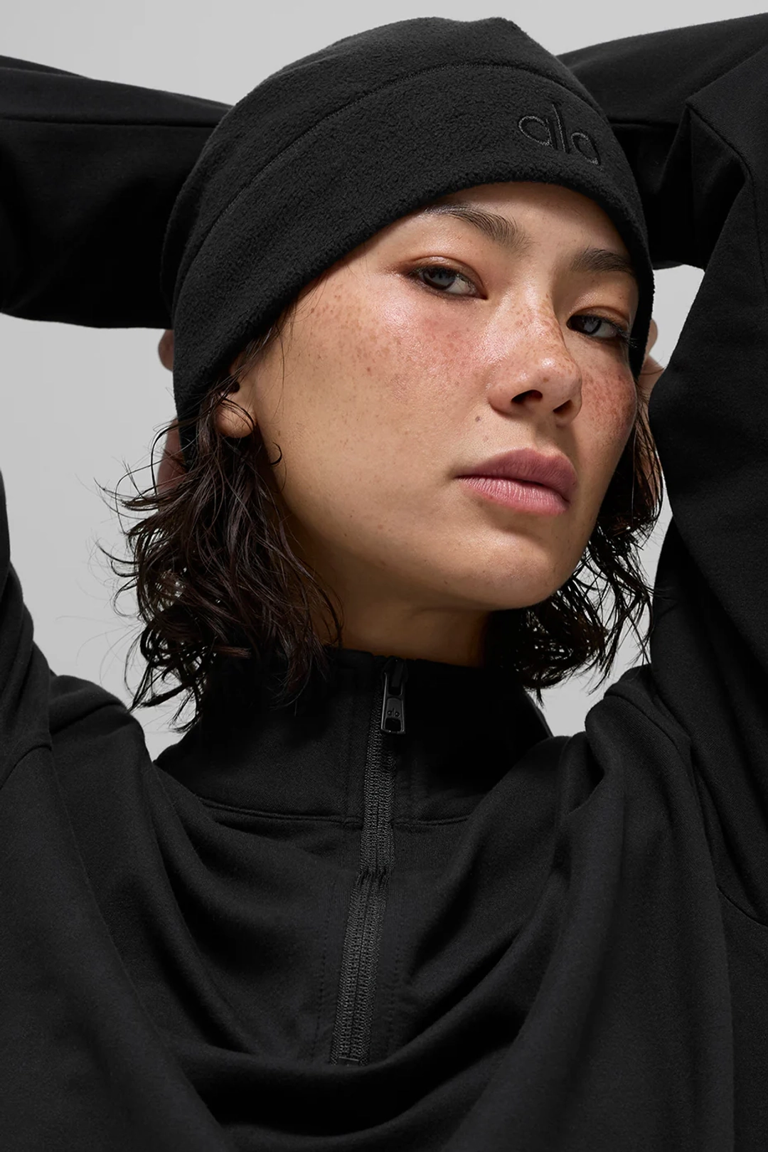 알로요가 Performance Fleece Beanie - Black/Black 상품 이미지 2
