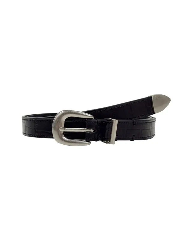 Miller leather belt