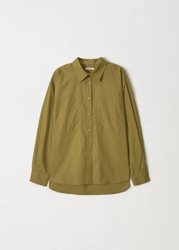 [2nd] Wide Pocket Shirt_Olive