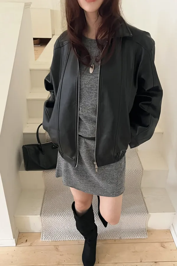Deren Leather Jacket