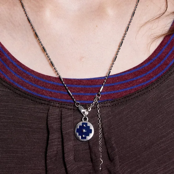 lumen necklace-navy