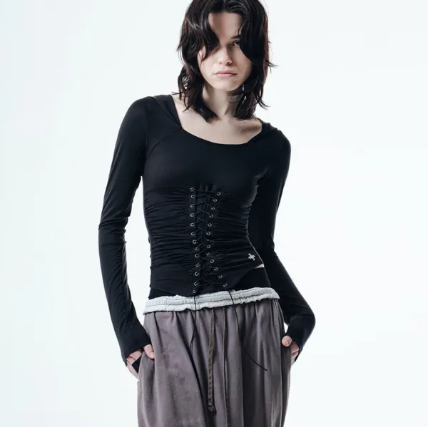 EVA CORSET TOP (BLACK)
